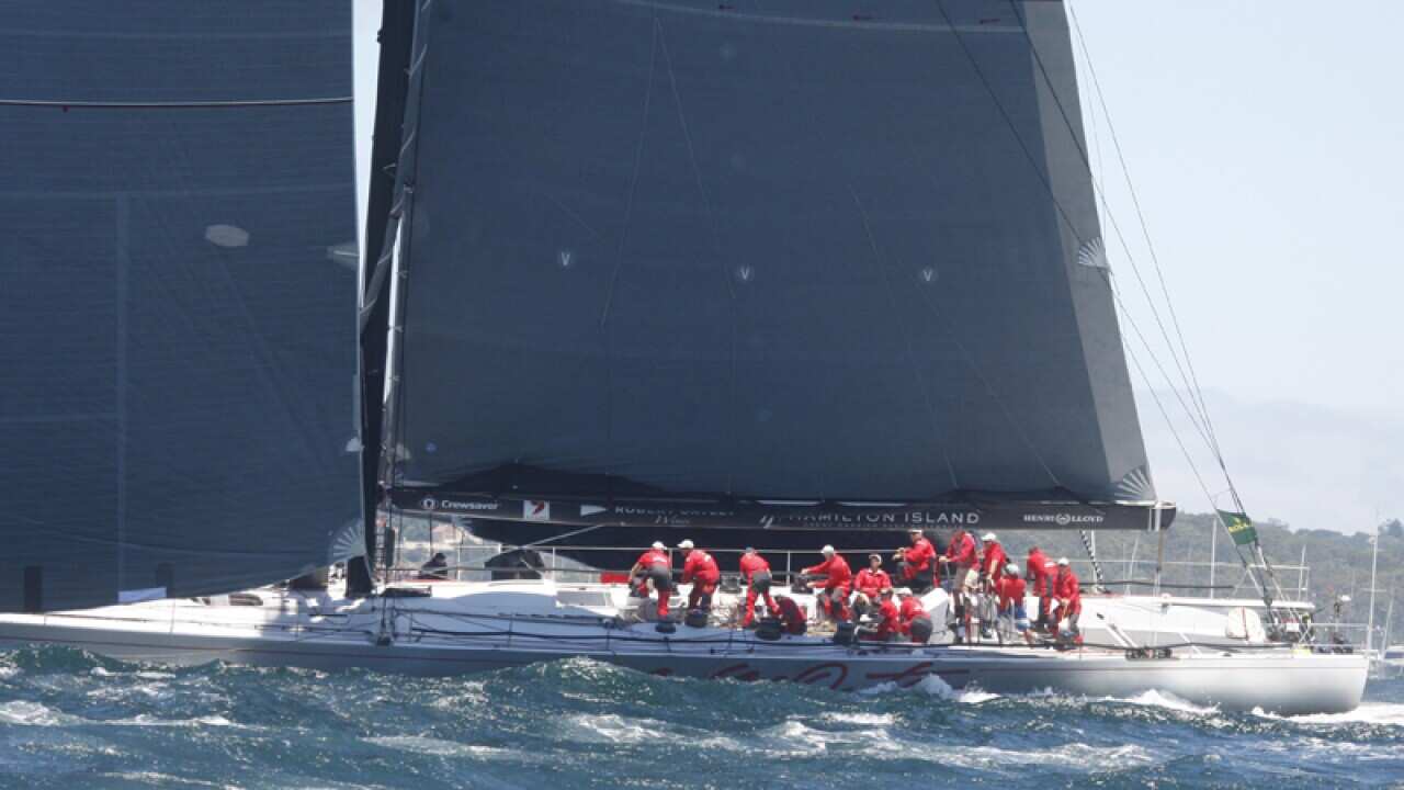 Wild Oats Xi during the Sydney to Hobart yacht race
