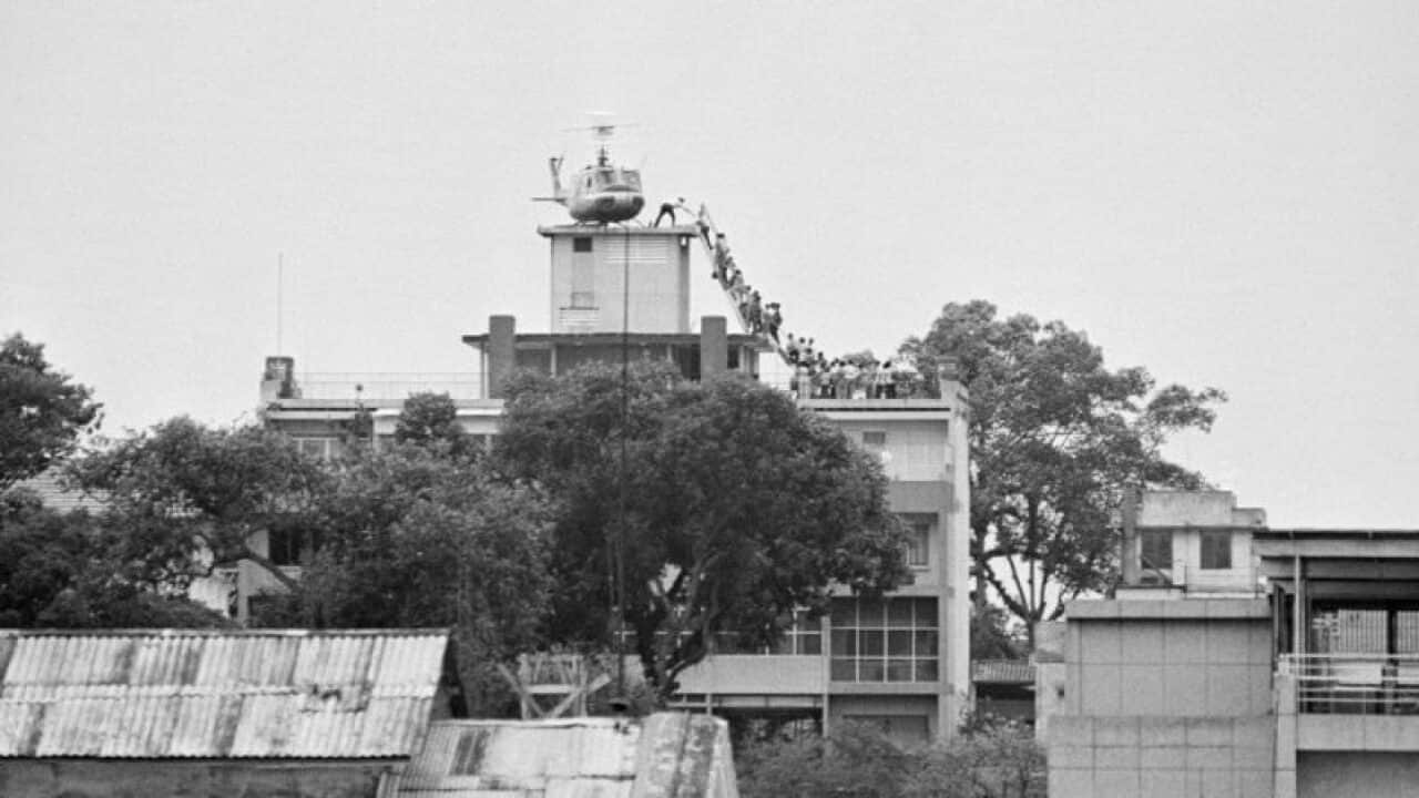 Tấm hình gây tranh cãi về cuộc di tản 1975