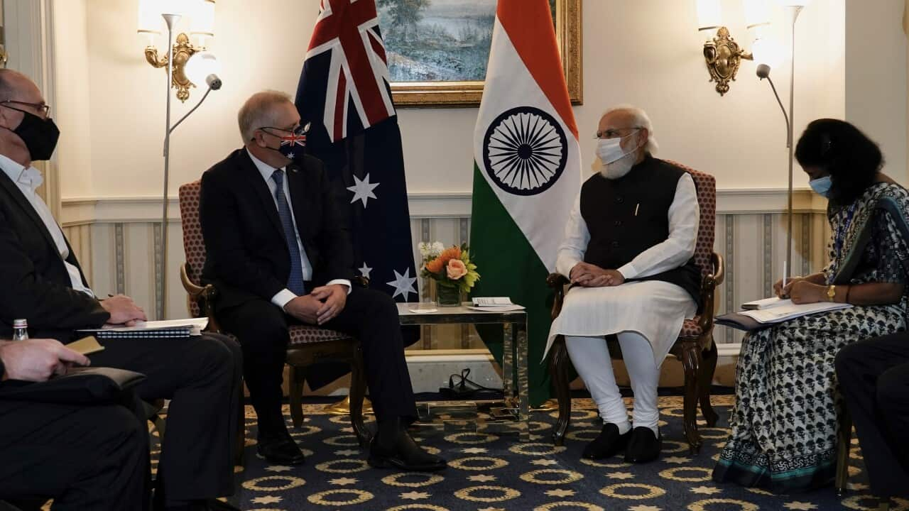 Australian PM Morrison meets Indian counterpart Modi in Washington