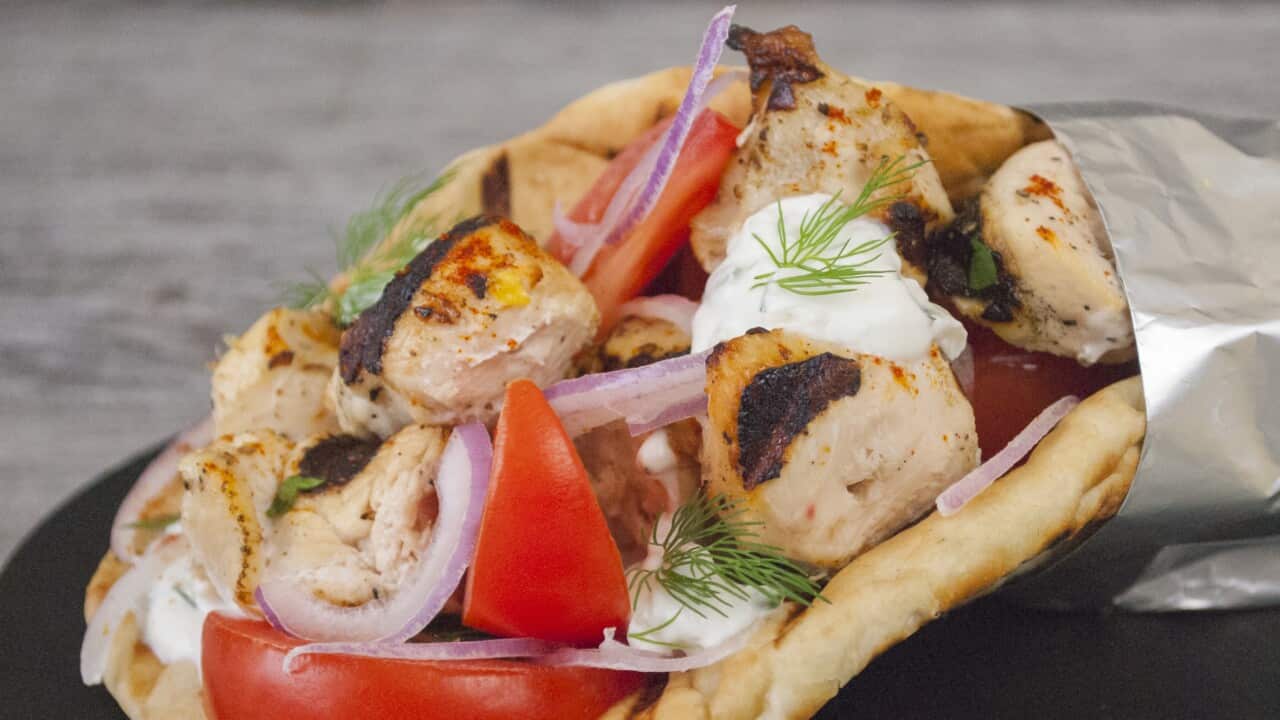 Chicken souvlaki