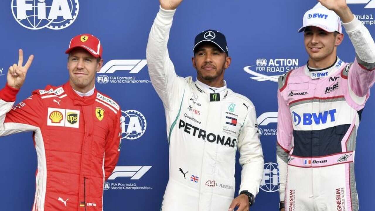 Mercedes Formula One driver Lewis Hamilton