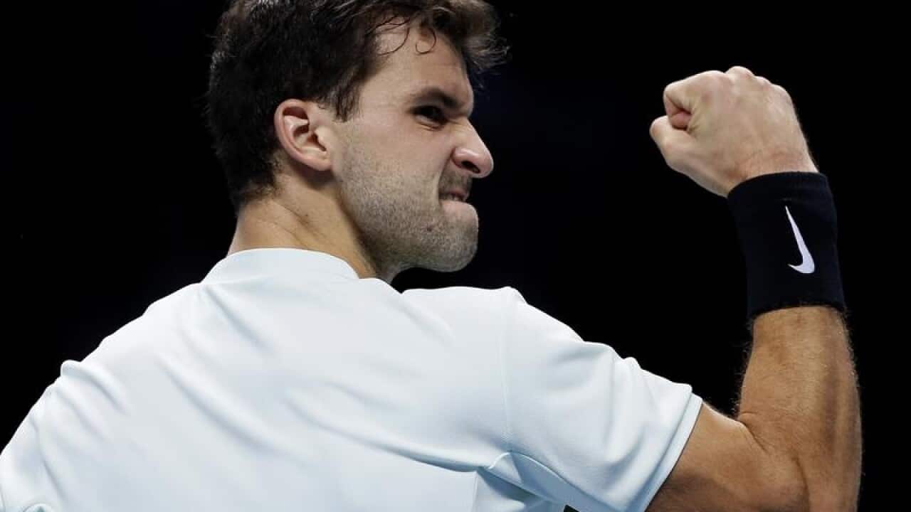 Bulgaria's Grigor Dimitrov.