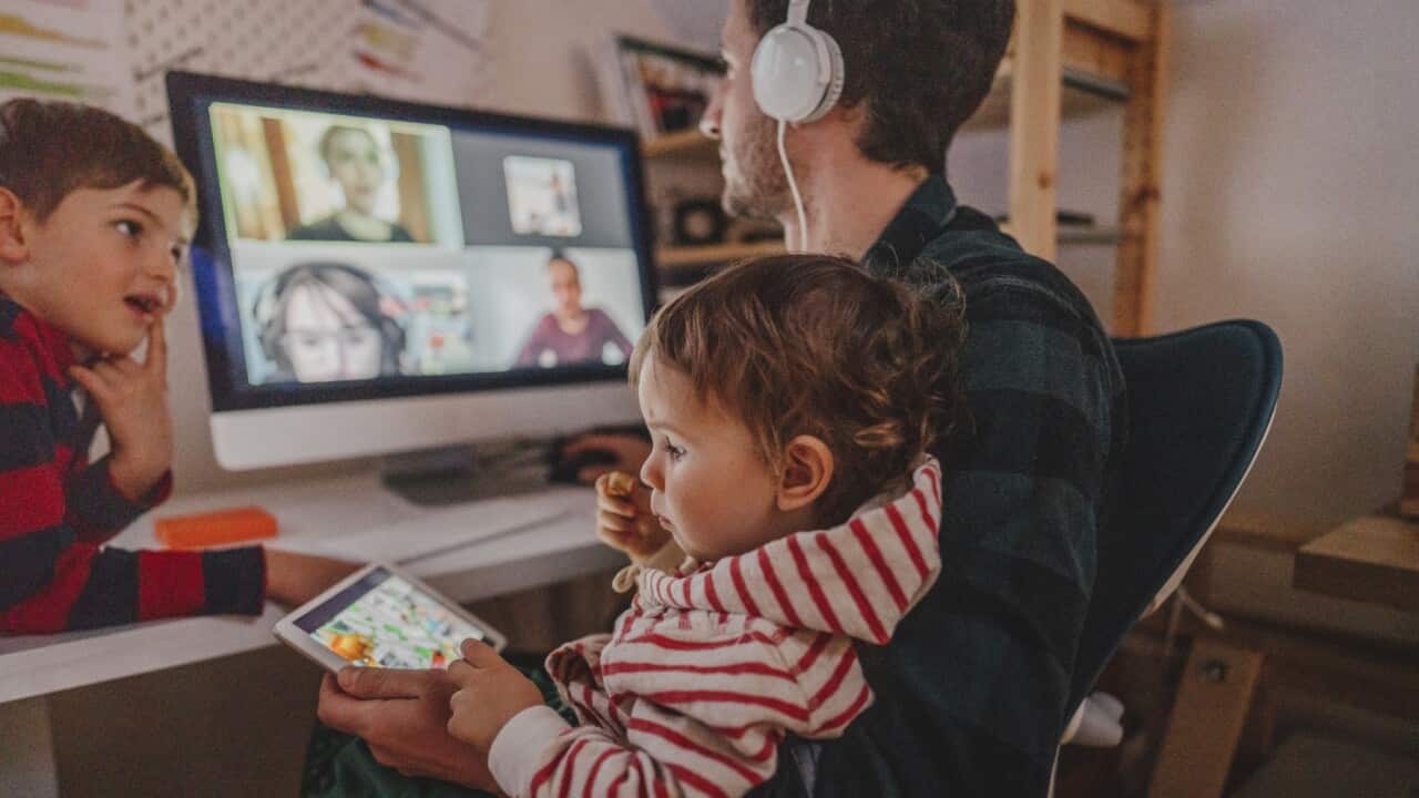 Working from home with children 