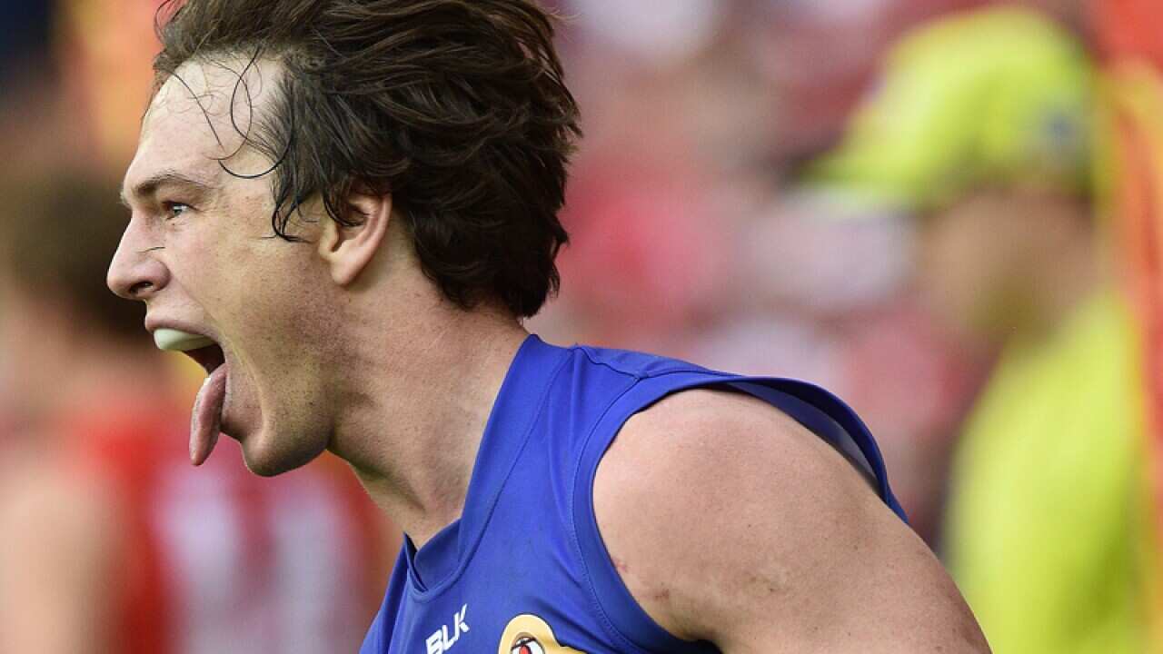 Liam Picken of the Western Bulldogs