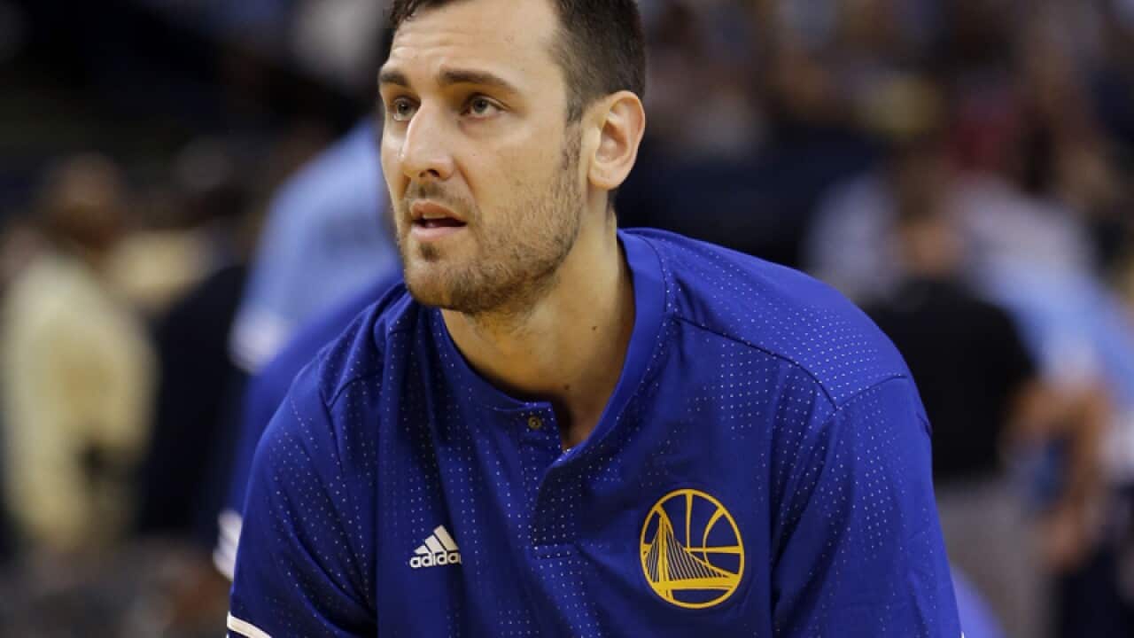 Golden State Warriors' Andrew Bogut.