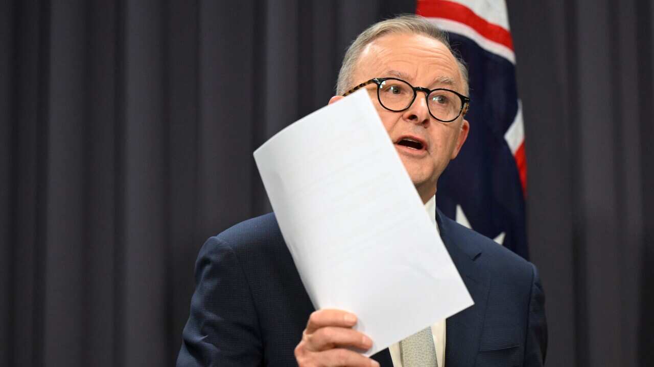 ANTHONY ALBANESE TAX CUT PRESSER