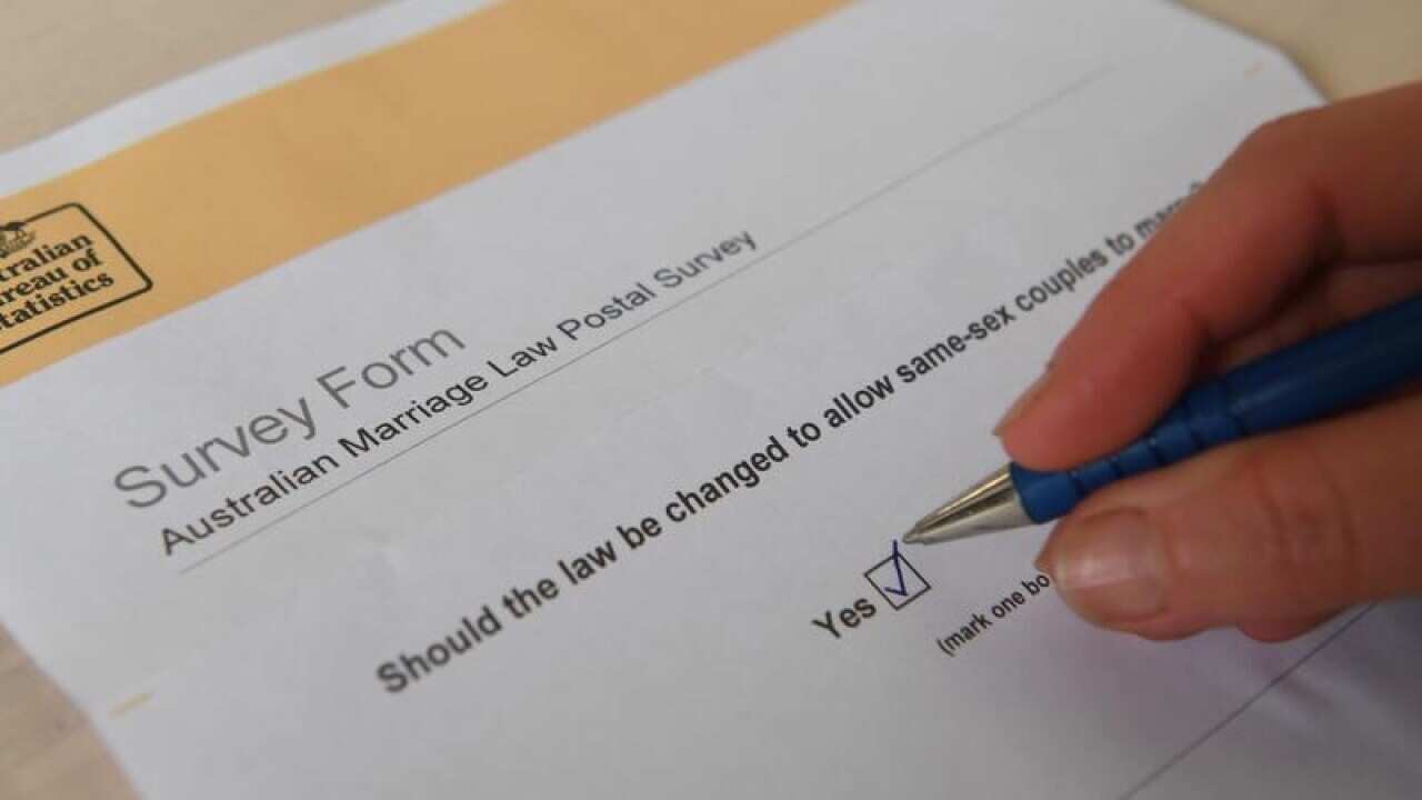 An Australian Bureau of Statistics postal vote for marriage law