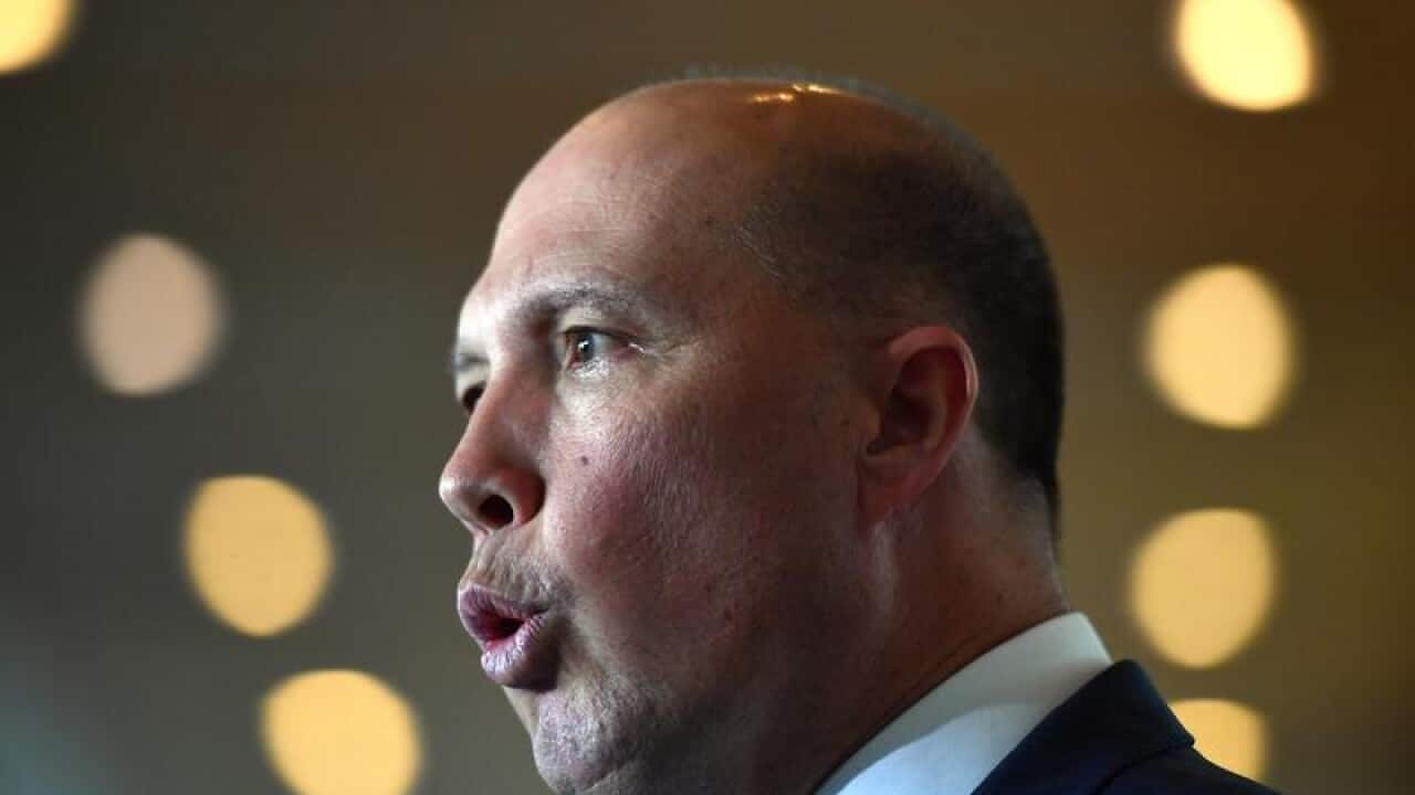 Minister for Immigration Peter Dutton