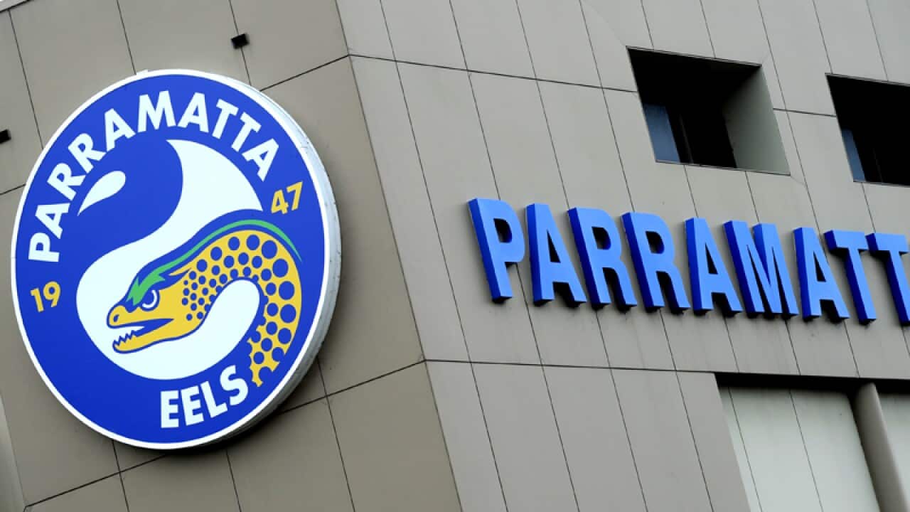 Parramatta Eels Rugby club signage