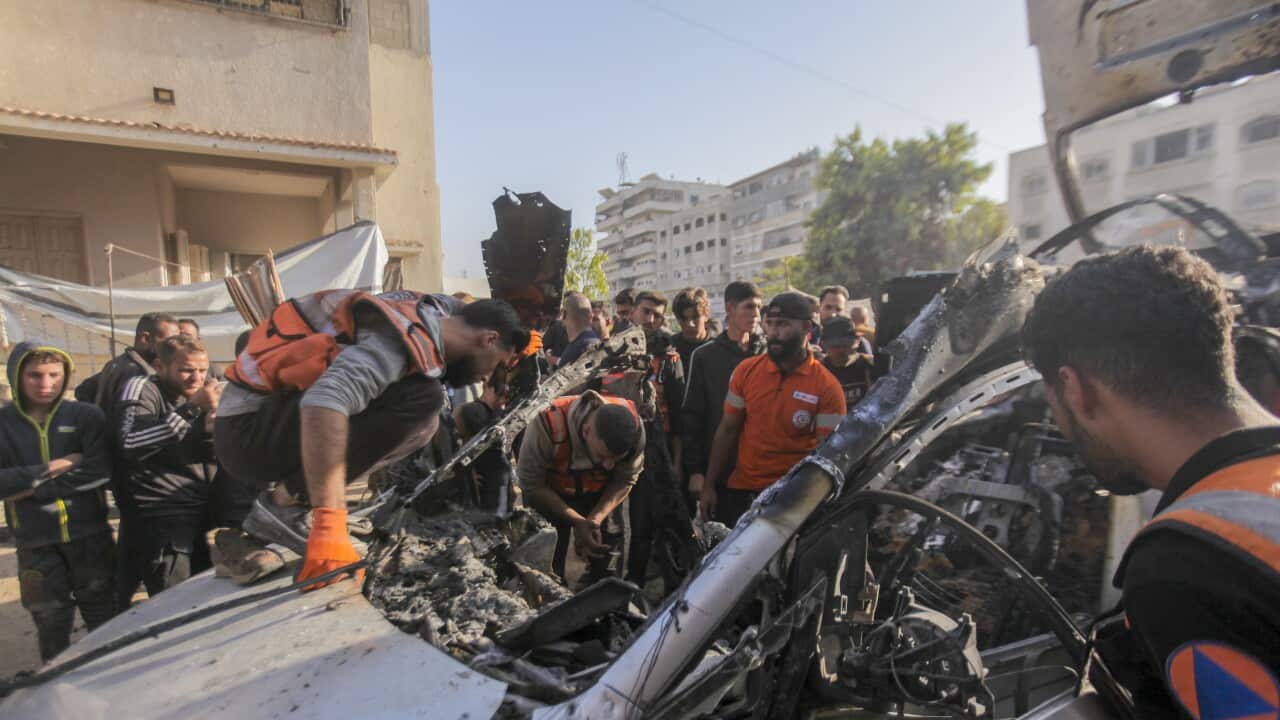 Israeli Car Strike Aftermath In Gaza City - Palestine