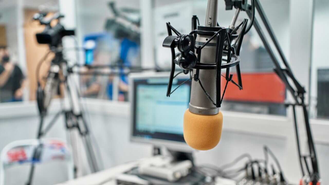 Chumba cha matangazo ya redio.