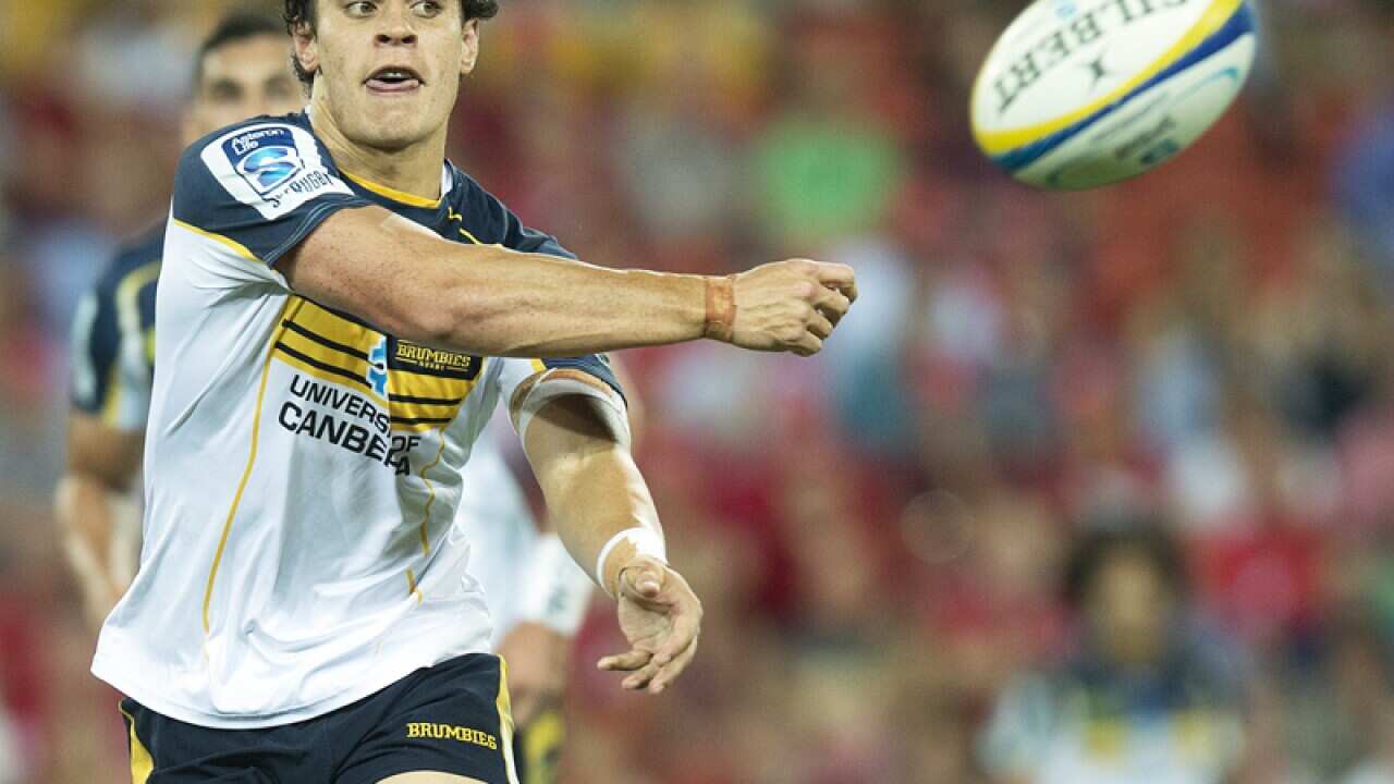 Star playmaker Matt Toomua in action.