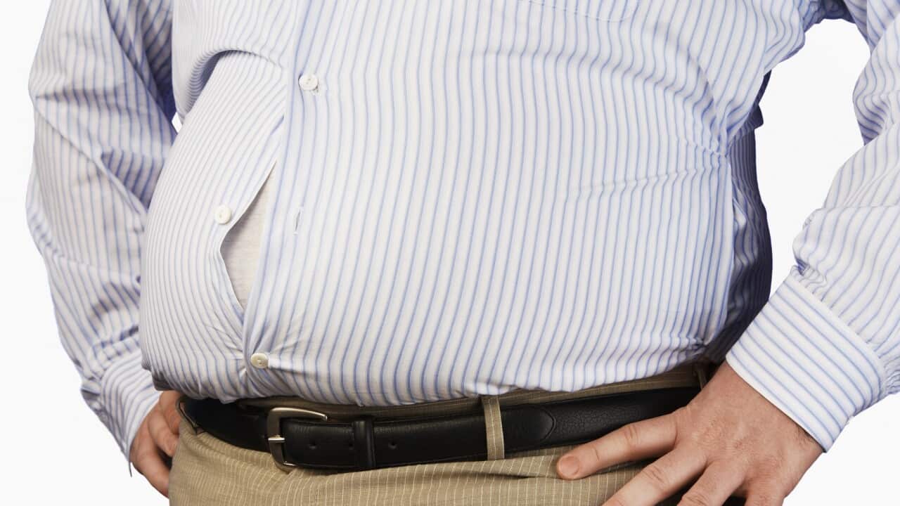 Overweight Man. Obesity is a significant risk factor for COVID-19 patients (Getty).