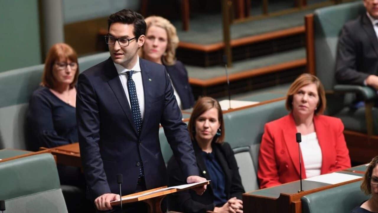 Josh Burns delivering his maiden speech in Federal Parliamen