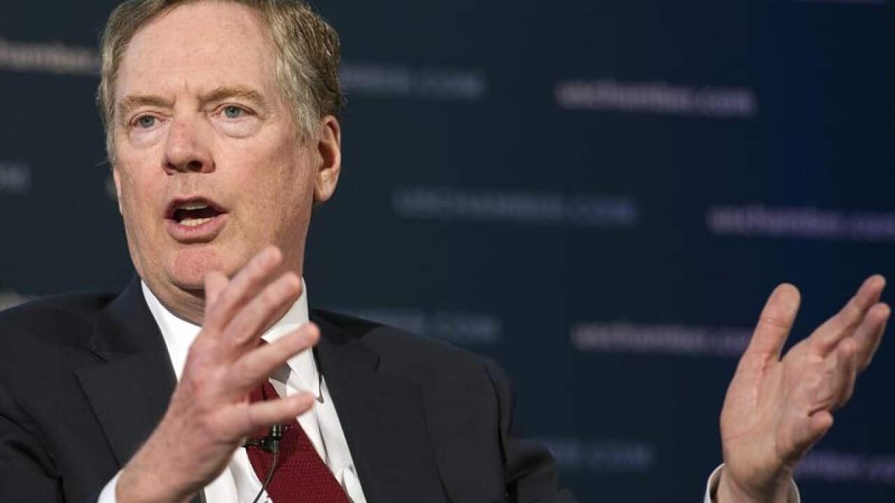 Robert Lighthizer says the US and China must reach a trade deal by March 1 to avoid tariffs.
