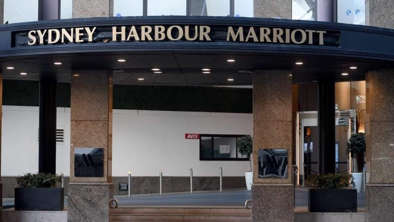 The Marriott Hotel in Sydney.