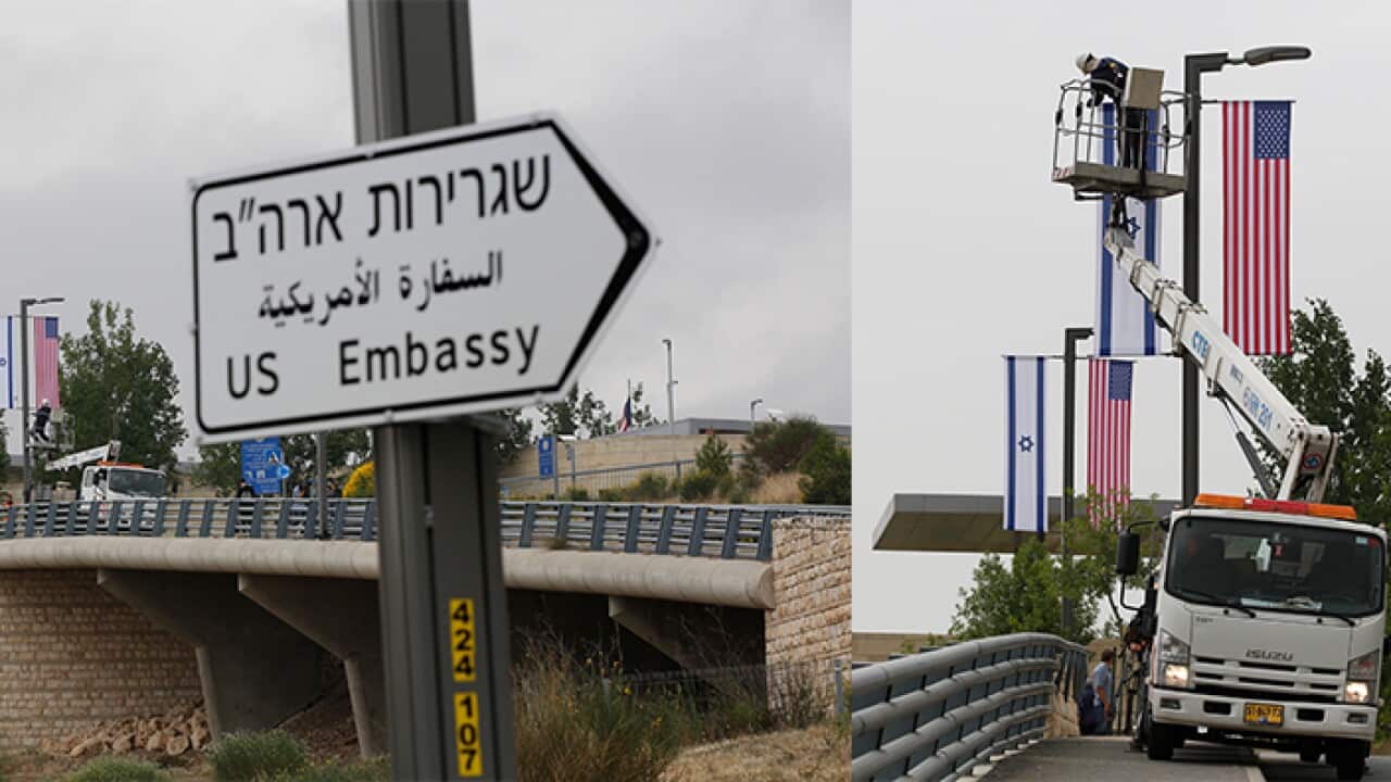 road sign US consulate