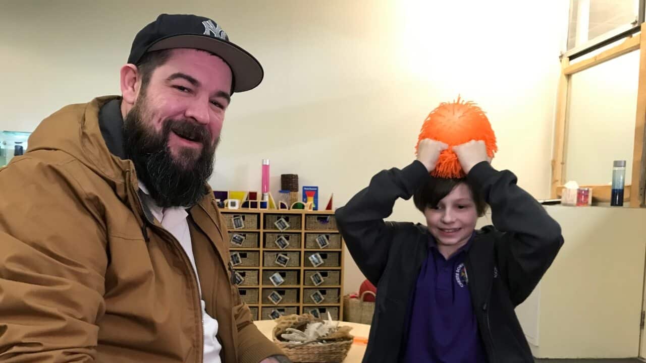 Vinnie and his dad