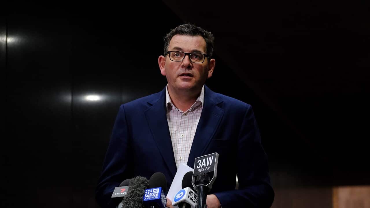 Victorian Premier Daniel Andrews announces a Victoria lockdown