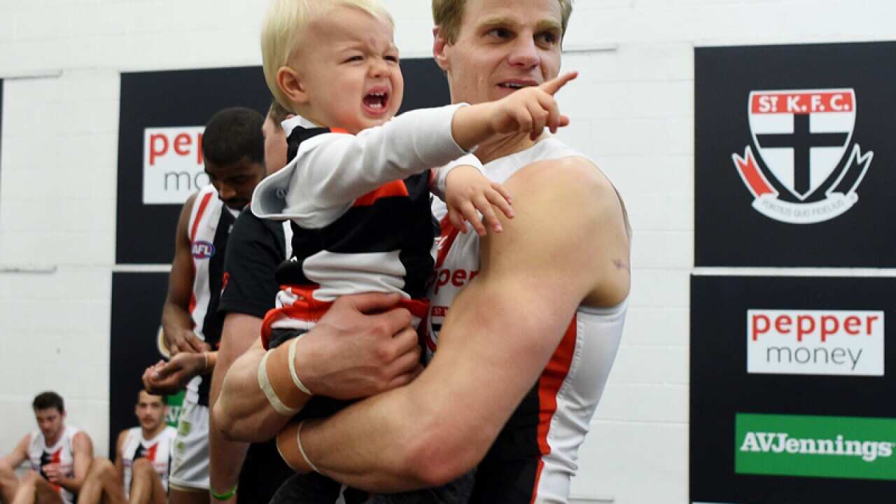 Nick Riewoldt of the Saints