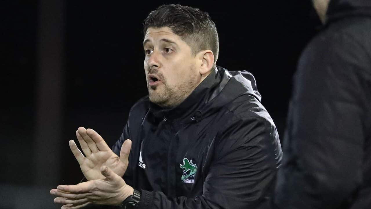 Arthur Papas during his time in charge of Green Gully