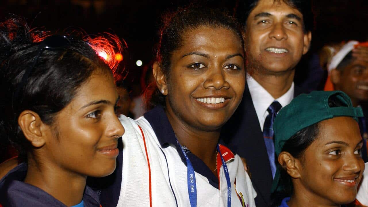 Sri Lankan gold medal winner Susanthika
