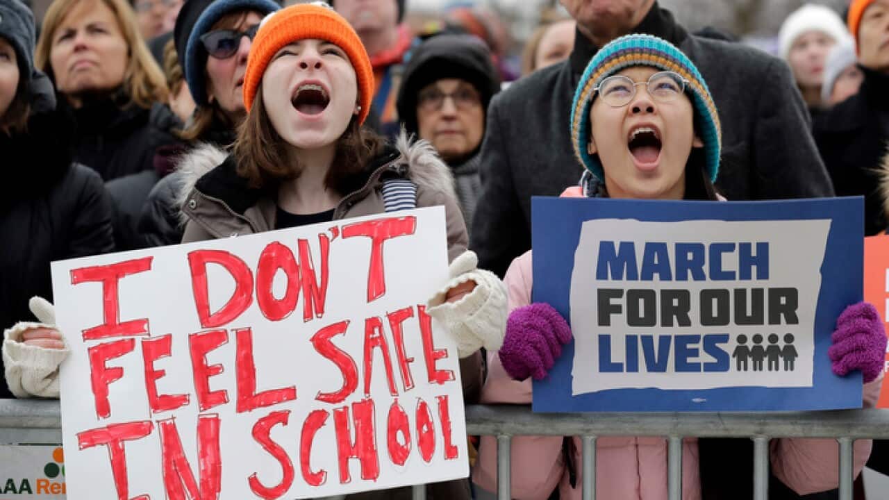 Demonstrators in Chicago