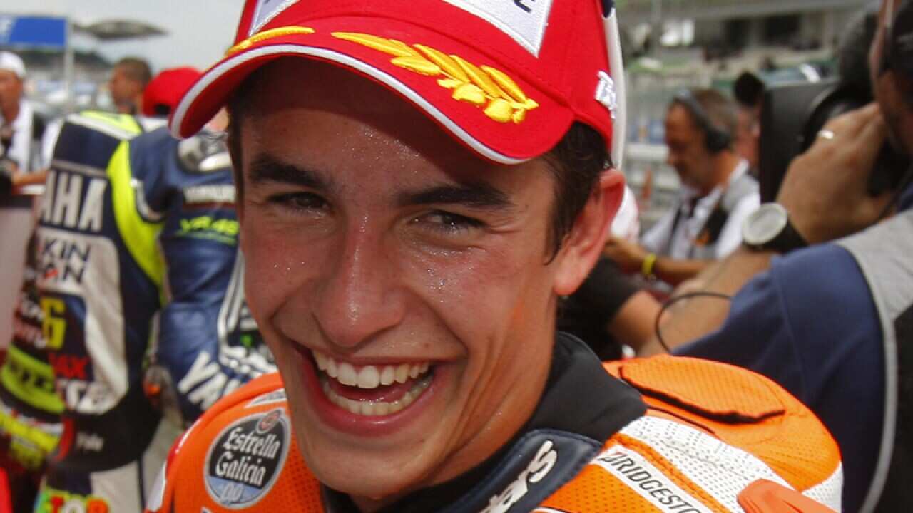 MotoGP rider Marc Marquez at Malaysian Motorcycle Grand Prix