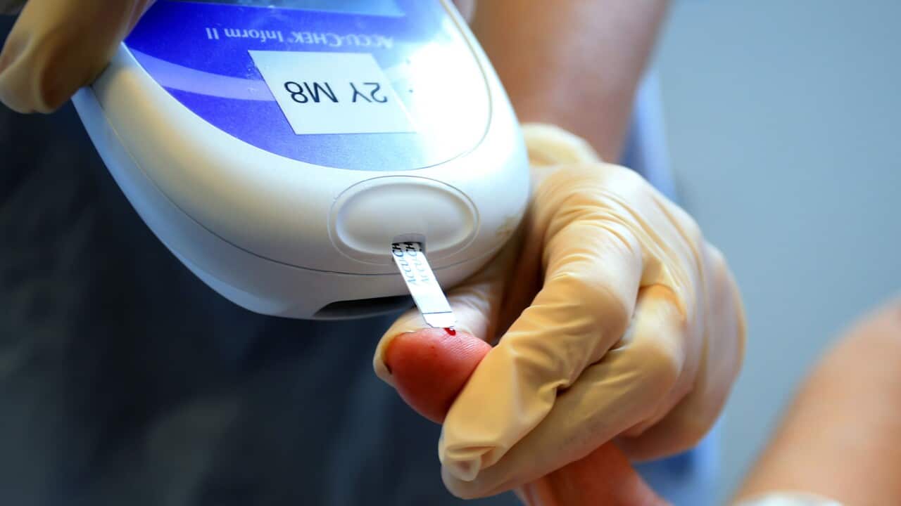 A diabetes test. New research suggests an existing diabetes drug could also be used as the first treatment to prevent miscarriage.