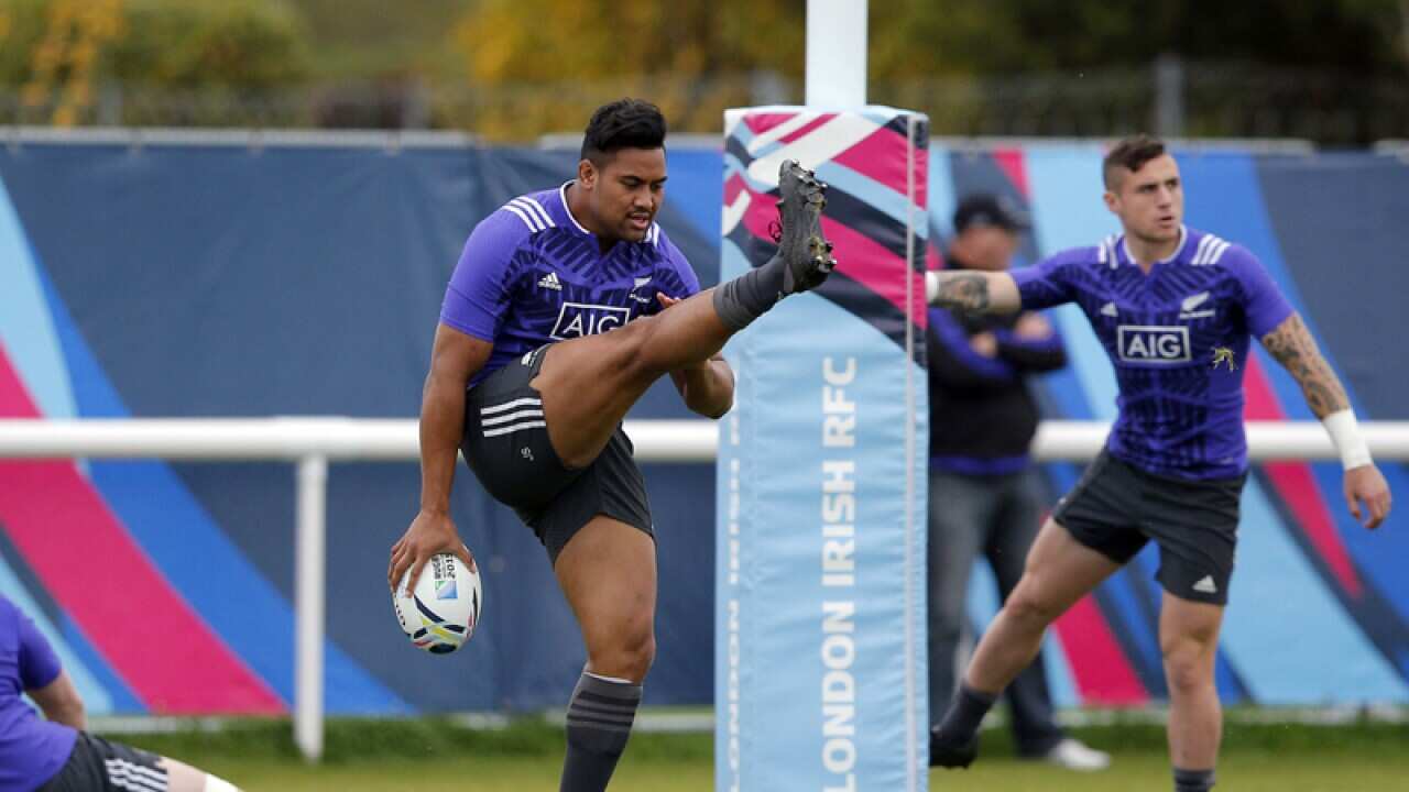 New Zealand rugby players.