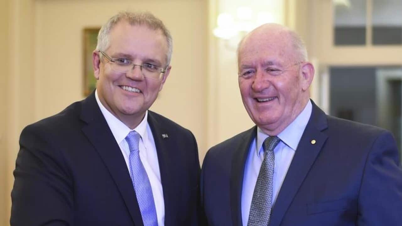 Scott Morrison and Peter Cosgrove