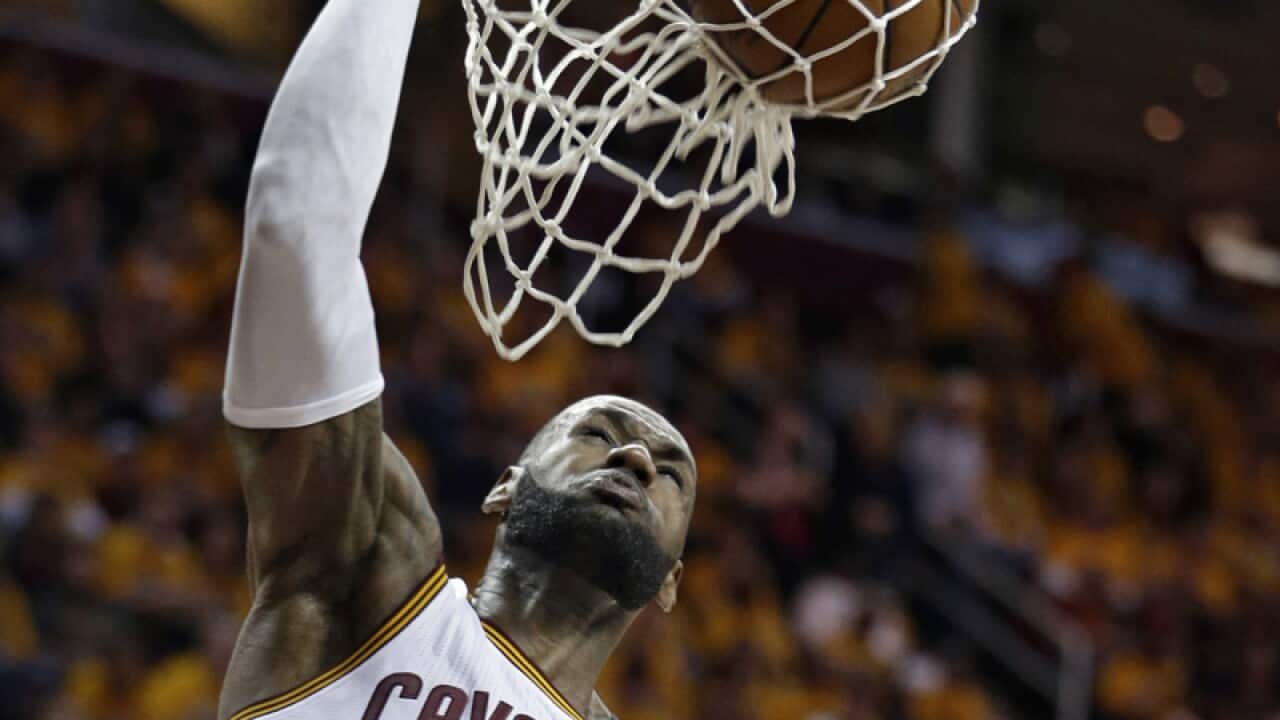 Cleveland star LeBron James