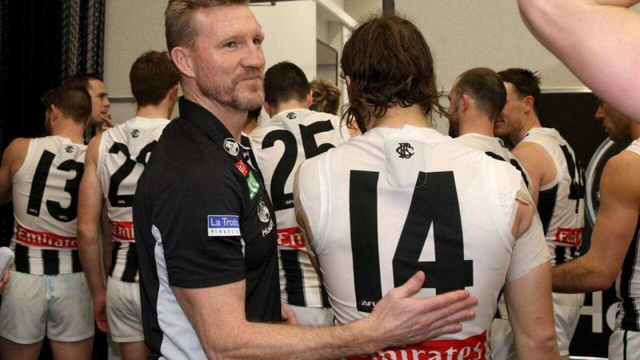 Collingwood Magpies coach Nathan Buckley