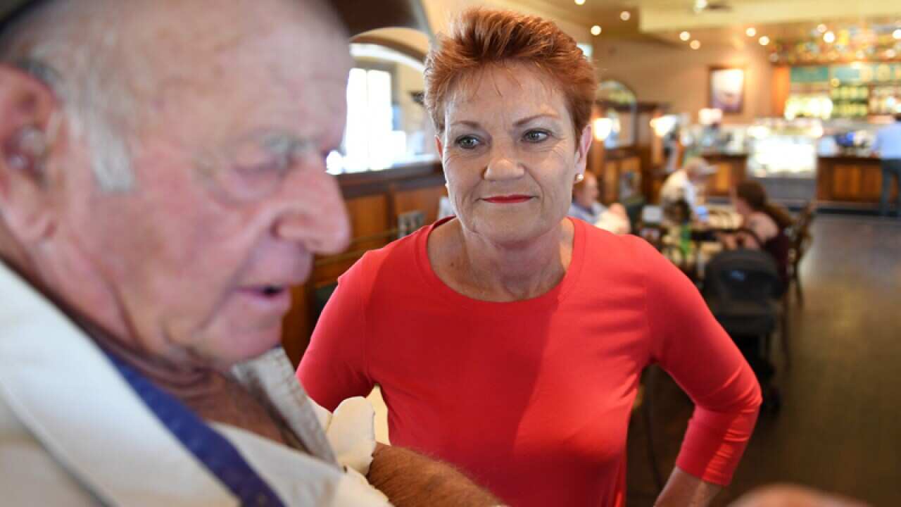 One Nation leader Pauline Hanson