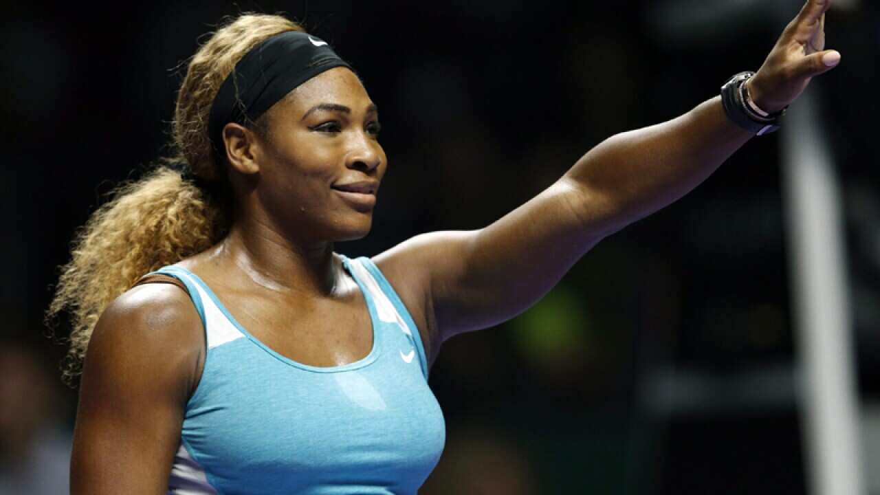 Serena Williams at the Singapore WTA Finals.
