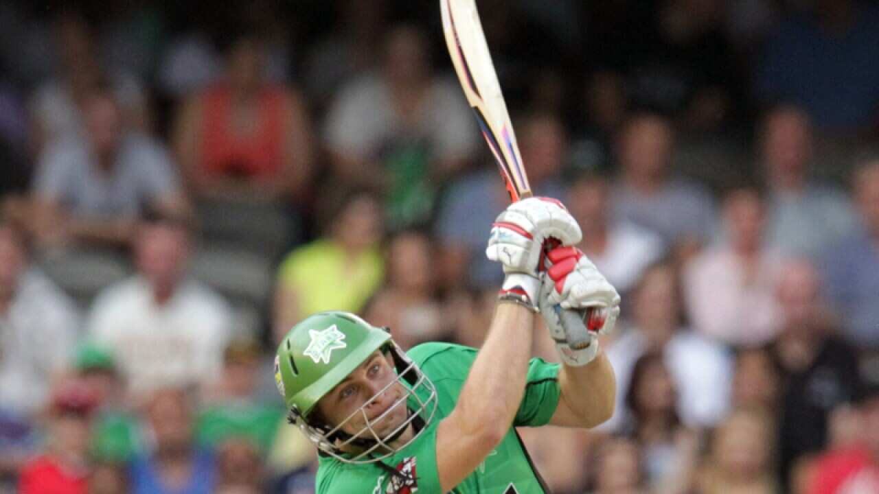 Luke Wright playing for the Melbourne Stars