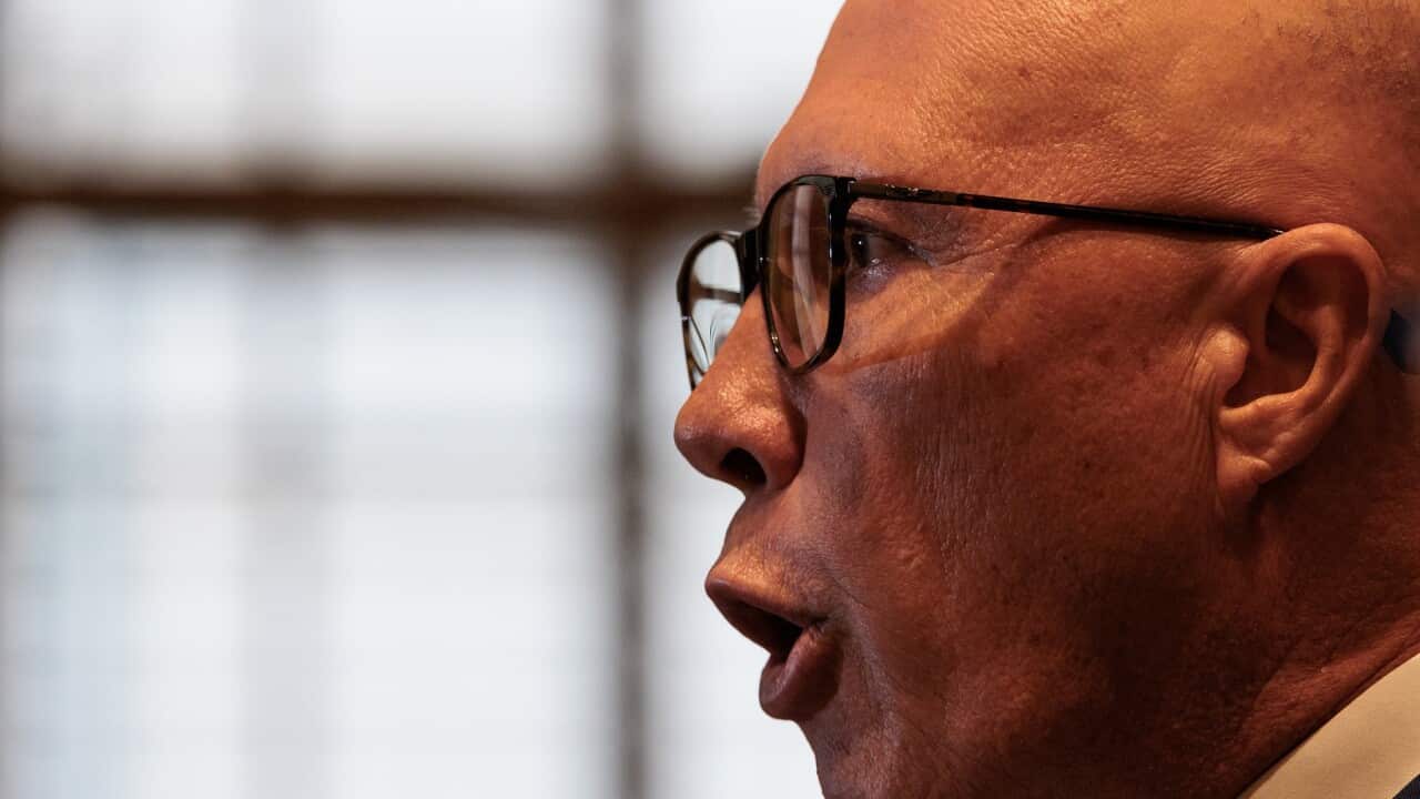 PETER DUTTON MELBOURNE PRESSER