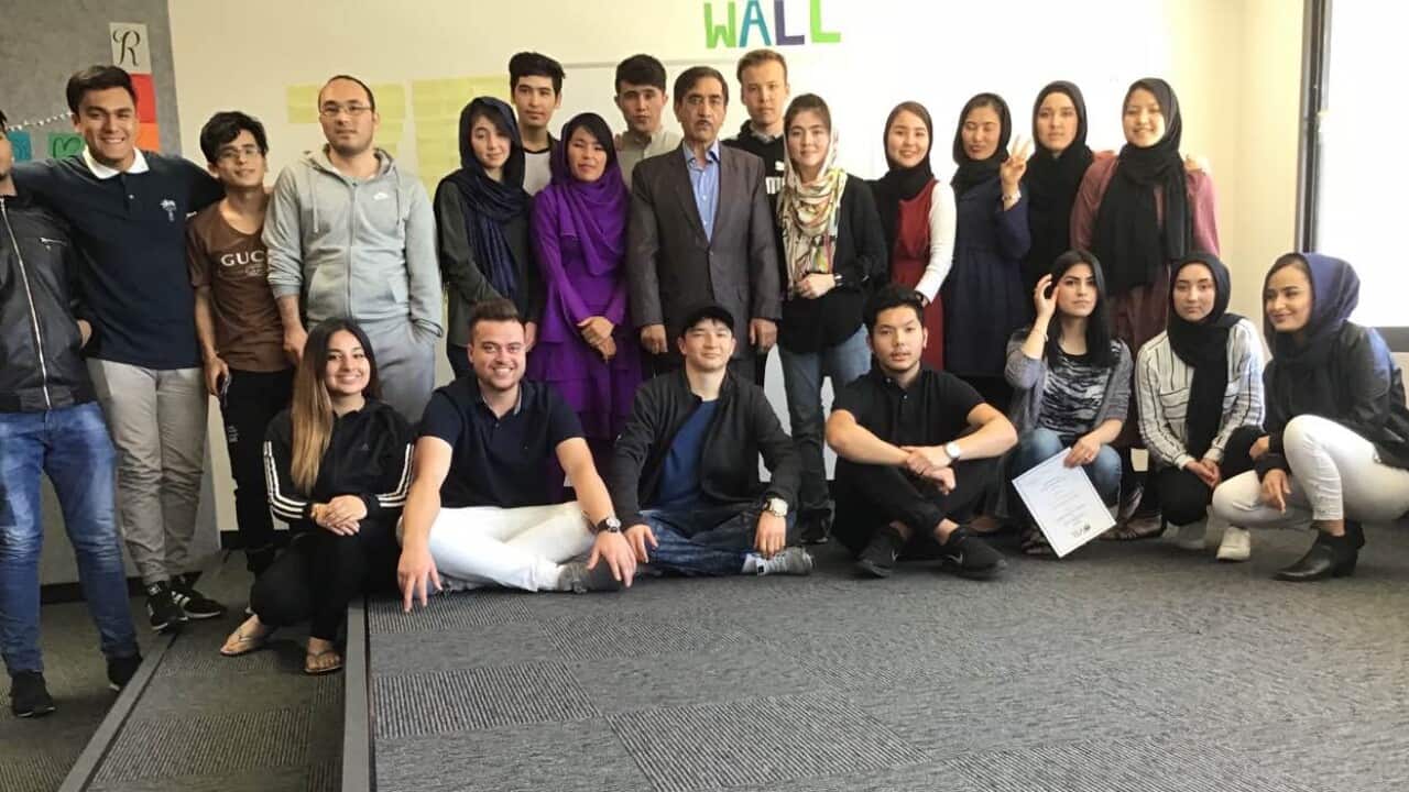 Afghan Dari Language students