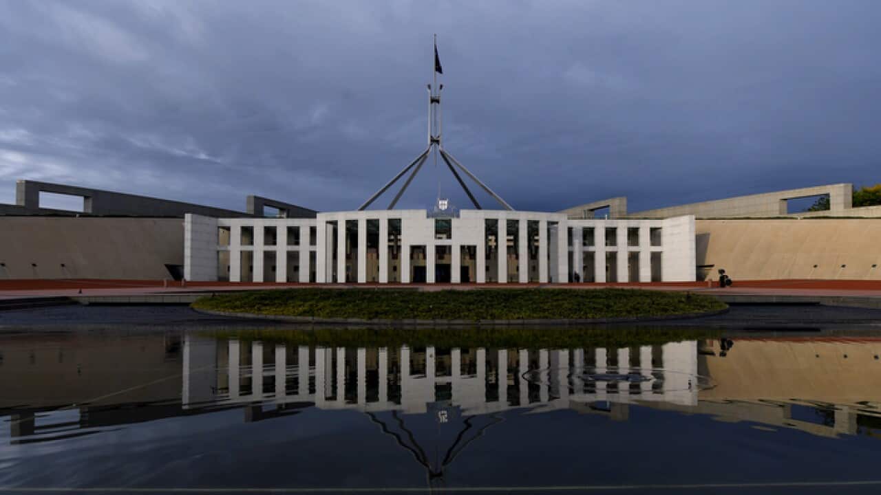 Parliament House in Canberra.
