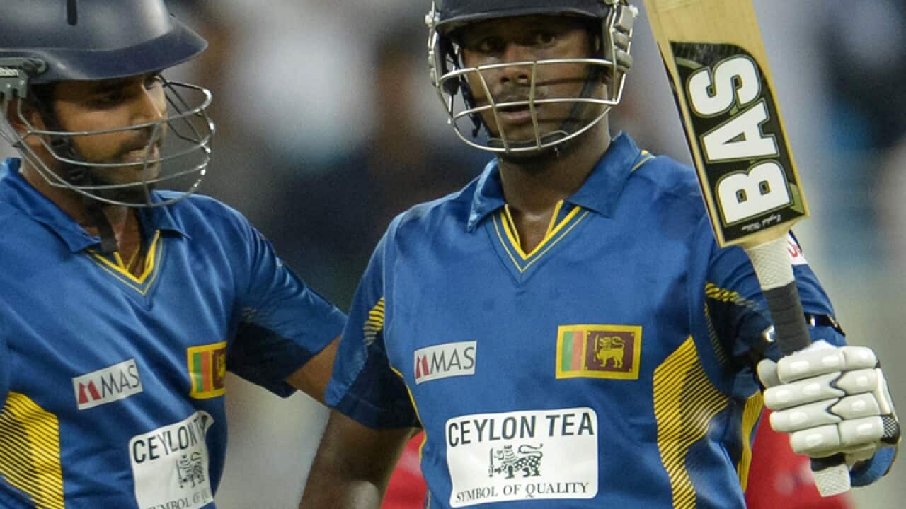Sri Lankan captain Angelo Mathews