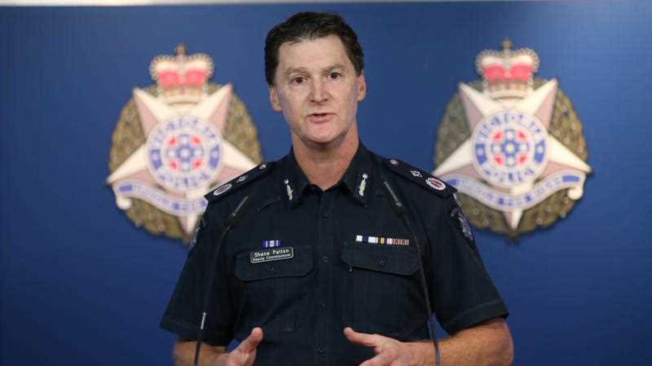 Deputy Victorian Police Commissioner Shane Patton speaks during a press conference in Melbourne, Tuesday, June 6. 2017.