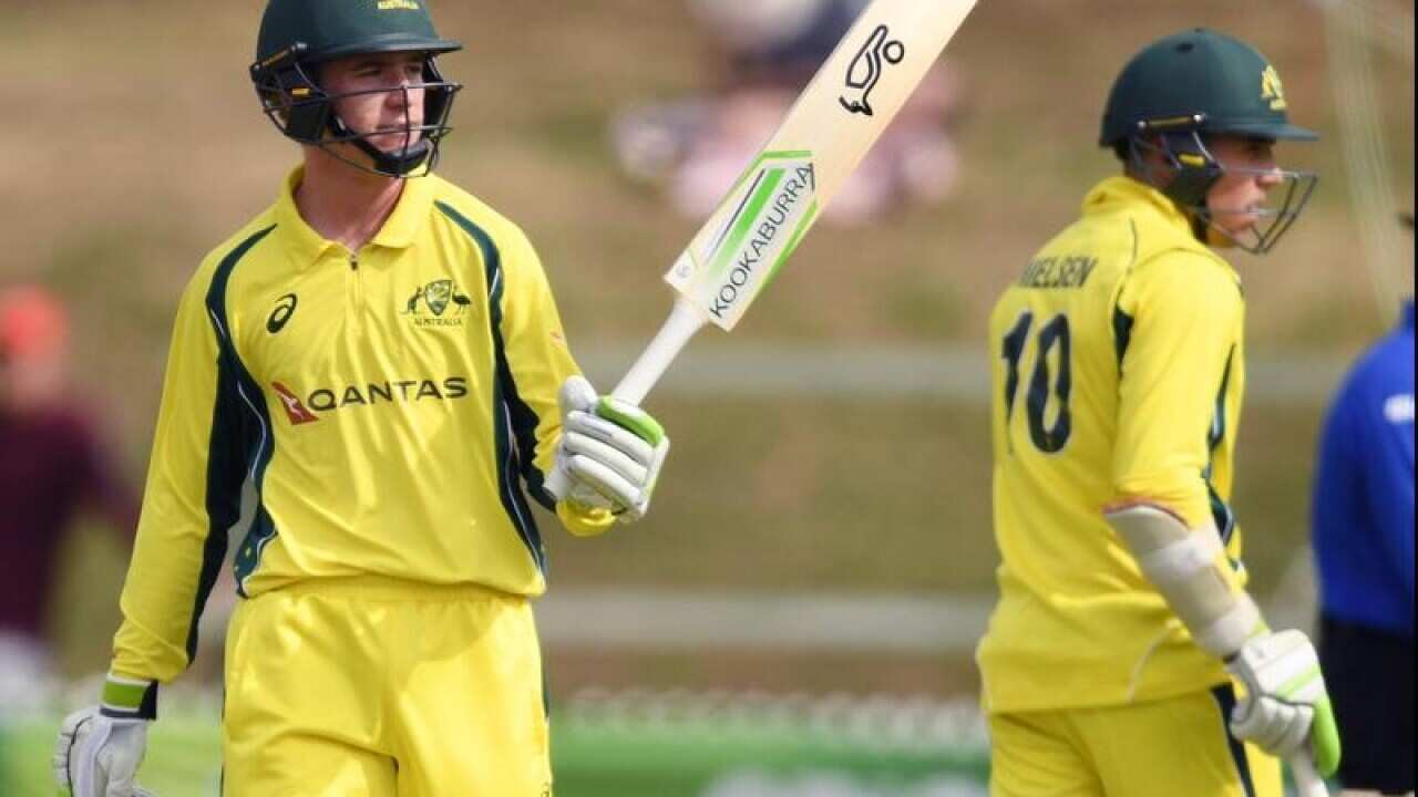 Australian teenage cricketer Mackenzie Harvey