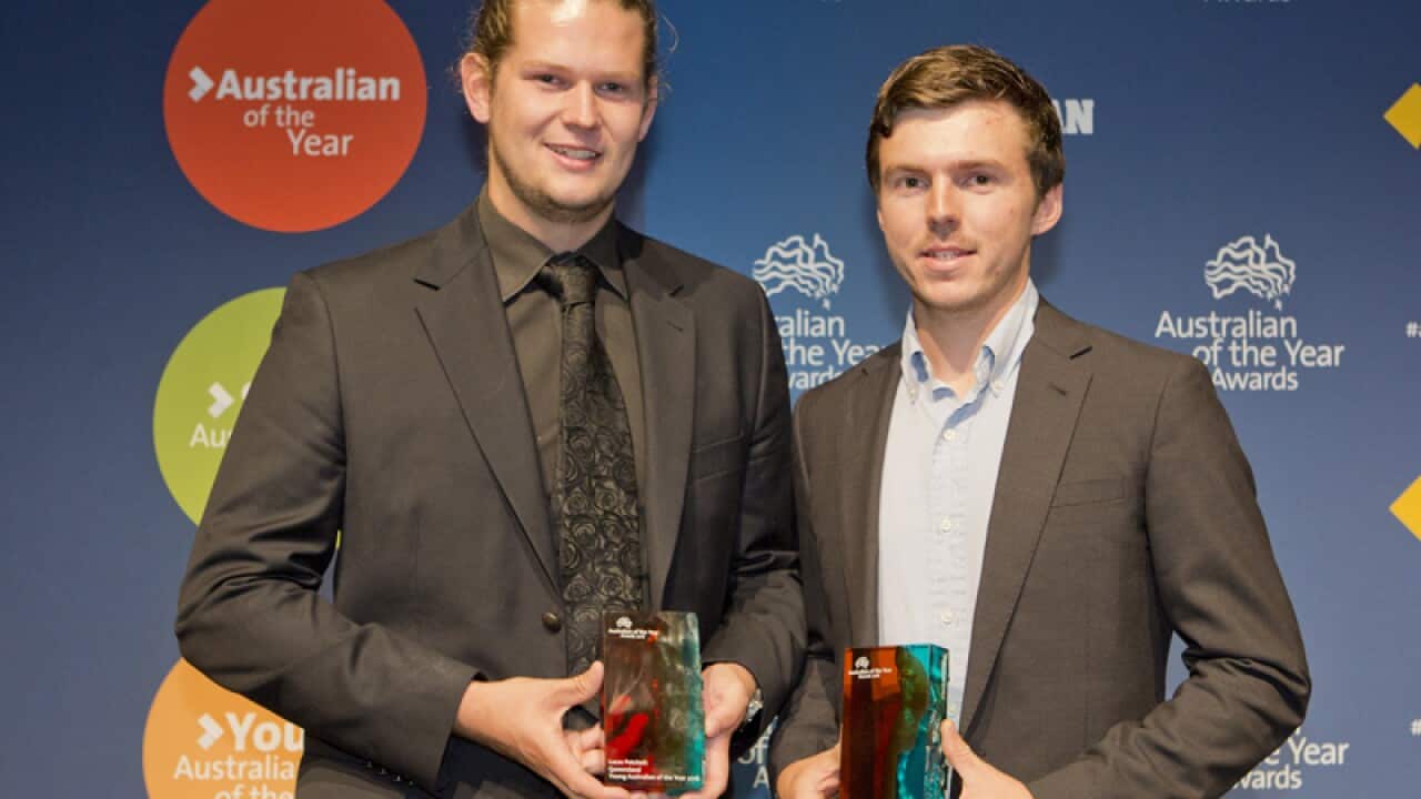 2016 Young Australians of the year Nic Marchesi and Lucas Patchett