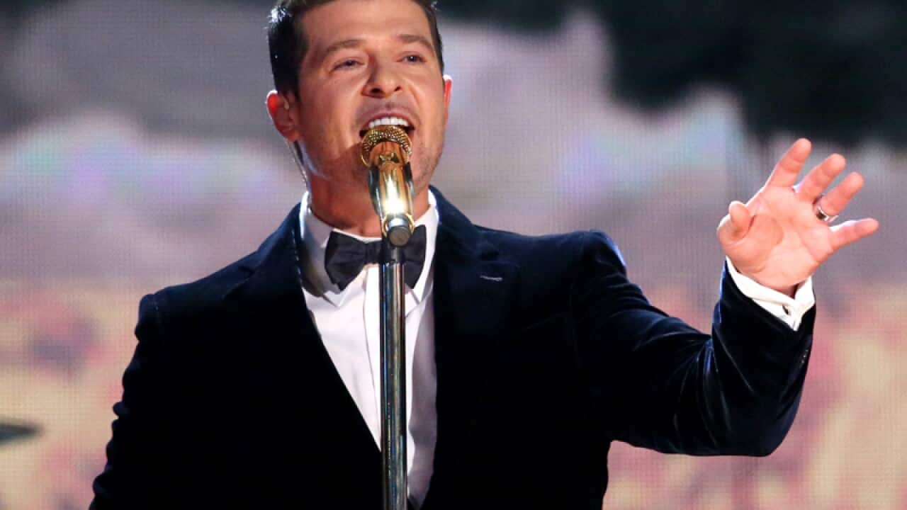 US singer Robin Thicke