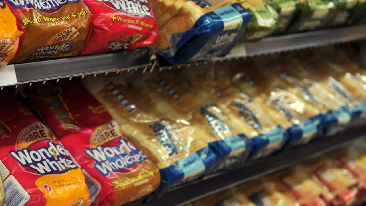 Goodman Fielder products in the supermarket.