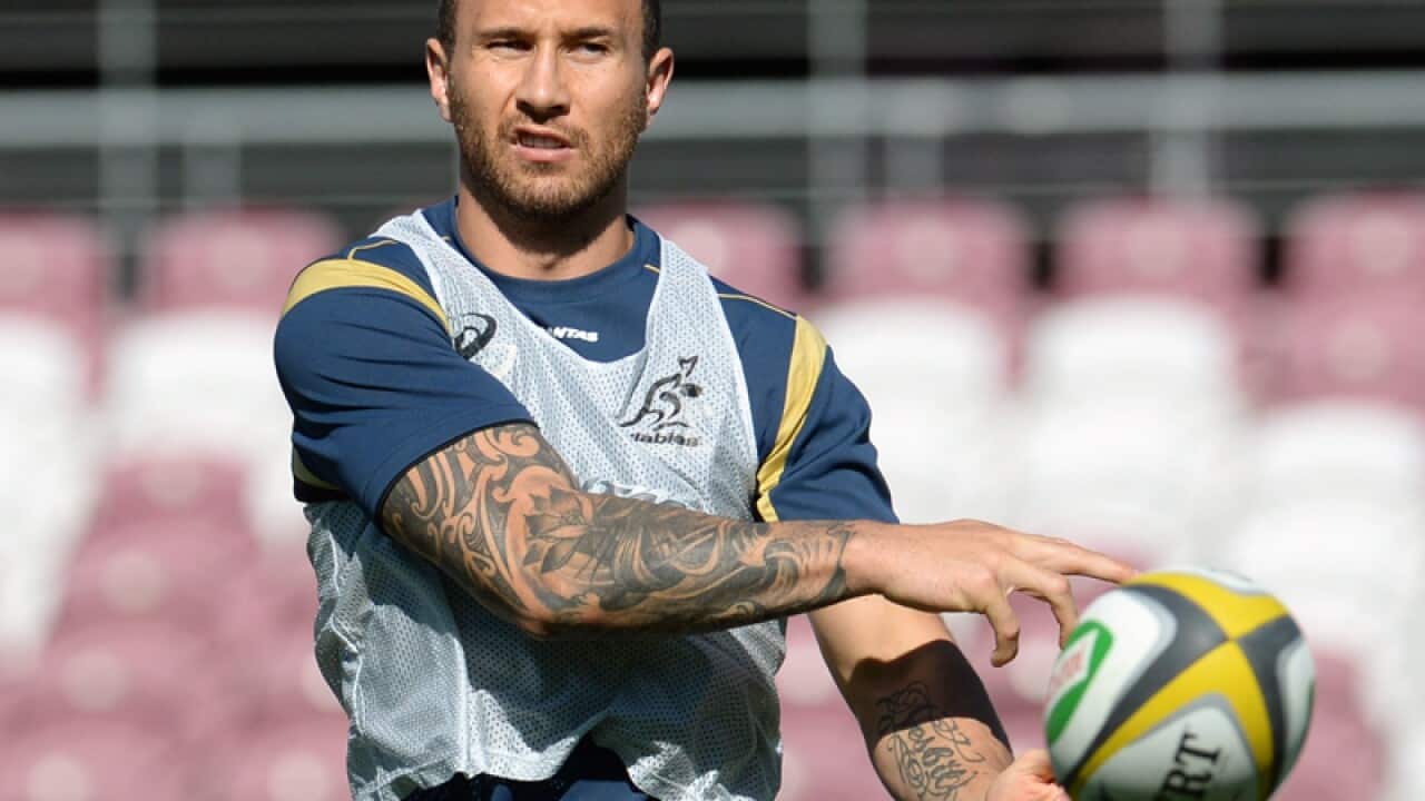 Wallabies player Quade Cooper