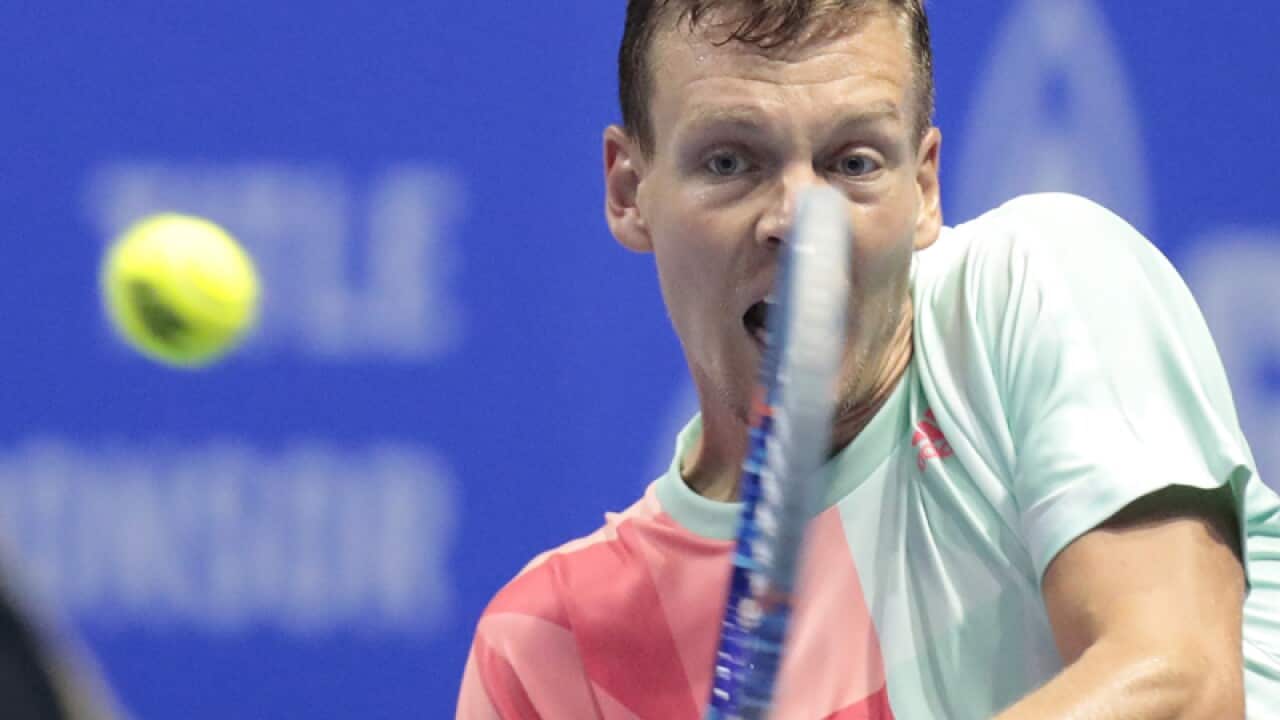 Tomas Berdych of Czech Republic