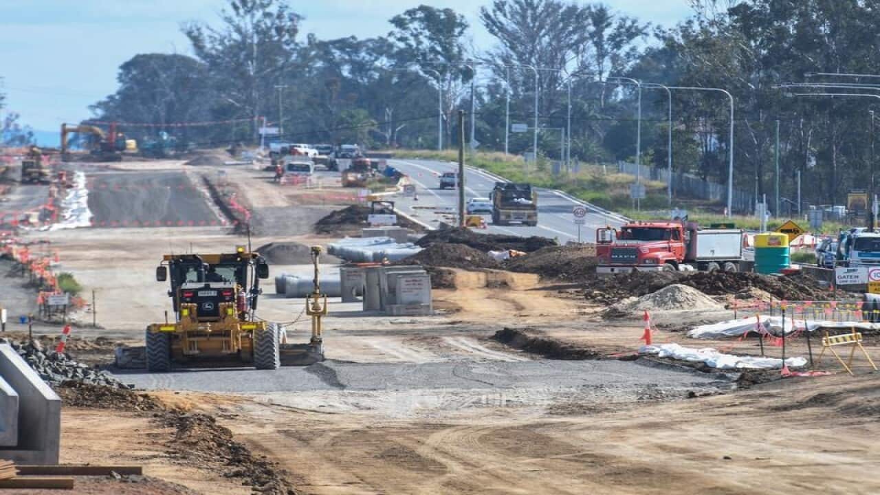 An image of the Bringelly Road upgrade in western Sydney