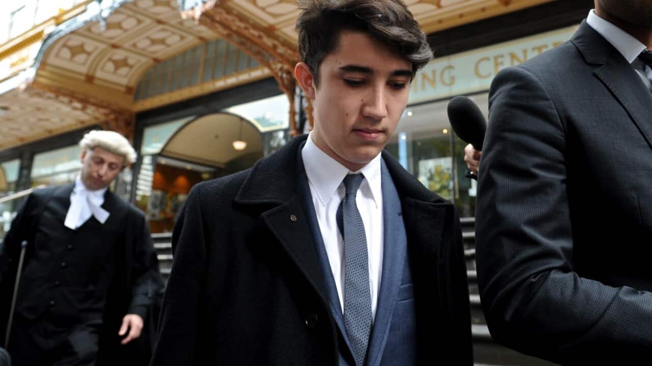 File image of Jarrod Robert Morton-Hoffman as he left court on Friday May 1, 2015.