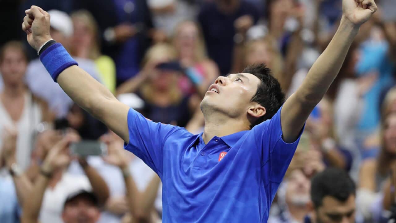 Kei Nishikori of Japan